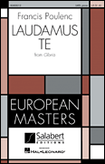 cover Laudamus Te SATB choral sheet music cover